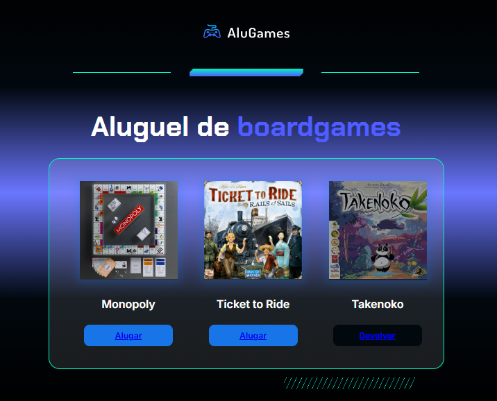 Landing page Alura Games